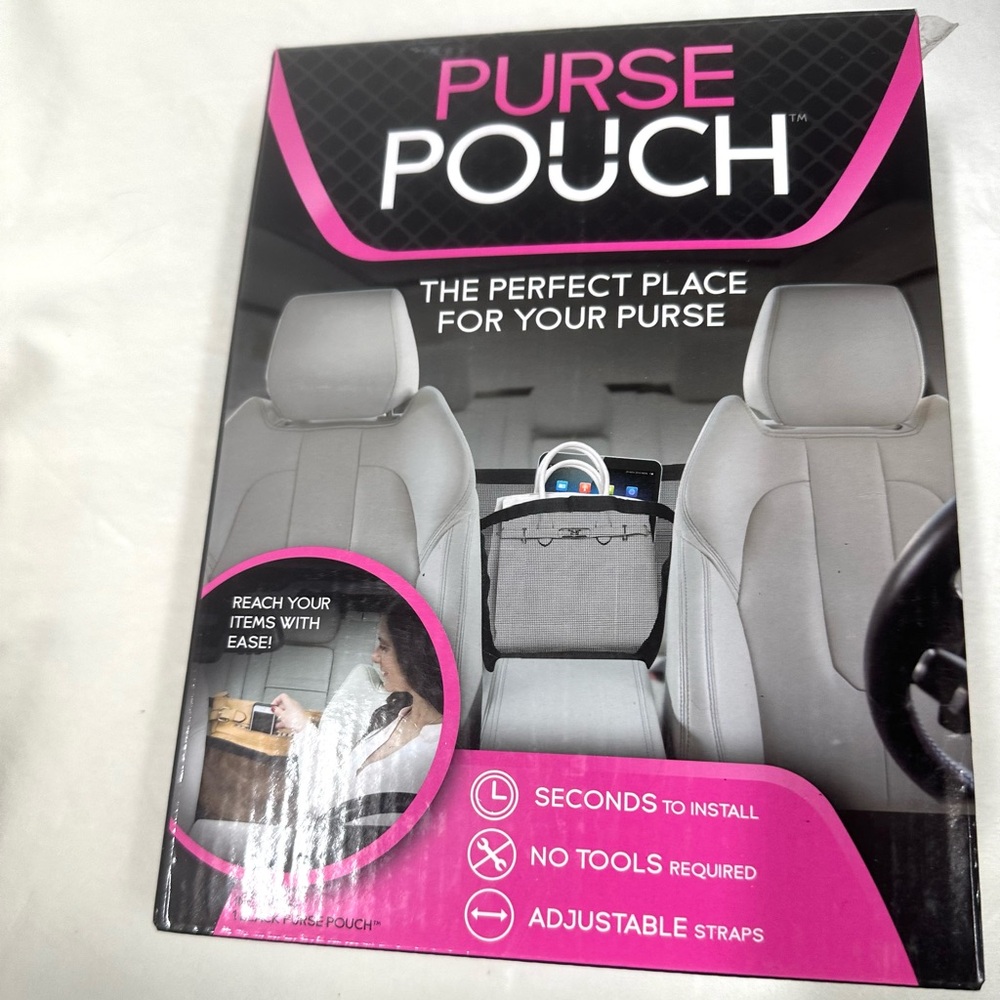 Purse Pouch Car Organizer As Seen On TV! NEW!